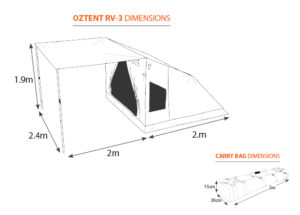 oztent rv-3-tent-and-bag-dimensions-616