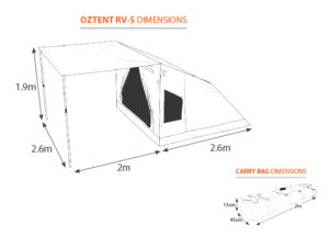 oztent rv-5-tent-and-bag-dimensions-616